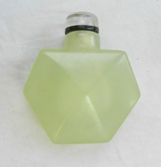 Antique Art Deco Chinese Jade Snuff Bottle C 1920s / 1930s photo