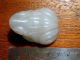 Fine Antique Qing Chinese Rare Carved Blue - Grey Nephrite Jade Frog Amulet/toggle Amulets photo 9