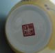 China Yellow Glaze Famille Rose Plum Blossom Magpie Celestial Sphere Vases Vases photo 8