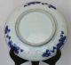 100 Years Old Antique Japanese Kutani Blue & White Porcelain Plate Plates photo 3