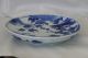 100 Years Old Antique Japanese Kutani Blue & White Porcelain Plate Plates photo 5