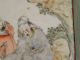 Fine Antique Chinese Famille Verte Enameled Porcelain Tray Plate Figural Signed Other photo 4