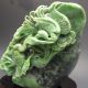 100% Natural Dushan Jade Hand - Carved Statue - - 2 Crane&pine Tree Nr/pc2394 Other photo 1