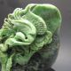 100% Natural Dushan Jade Hand - Carved Statue - - 2 Crane&pine Tree Nr/pc2394 Other photo 2
