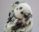328g Chinese Dushan Jade Carved Goldfish Statue Nr Other photo 4