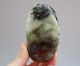 328g Chinese Dushan Jade Carved Goldfish Statue Nr Other photo 7