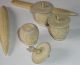 Antique Chinese Faux Ivory Sewing Thread Holders Bobbins & Collection Fids Etc Other photo 2