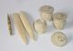Antique Chinese Faux Ivory Sewing Thread Holders Bobbins & Collection Fids Etc Other photo 3