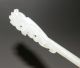 Old Chinese Hetian Jade Hand - Carved White Hairpin,  Phoenix Head Hairpin No.  232 Other photo 7