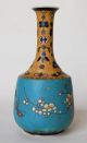 Fine Quality Cloisonne On Porcelain Vase Marked Kaiyosha And Shippo Kaisha   Vases photo 2