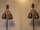 Pair Chinese Export Canton Porcelain Bronze Large Table Lamp Other photo 11