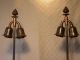 Pair Chinese Export Canton Porcelain Bronze Large Table Lamp Other photo 11