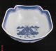 Antique Blue & White Canton China,  Export Porcelain - - - - - - Cut Corner Salad Bowl Other photo 1