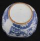 Antique Blue & White Canton China,  Export Porcelain - - - - - - Cut Corner Salad Bowl Other photo 2