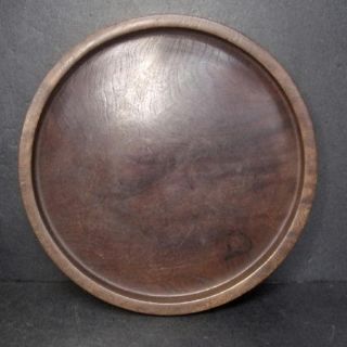 F850 Japanese Wooden Circular Tray Made From Popular Zelkova With Good Old Taste photo