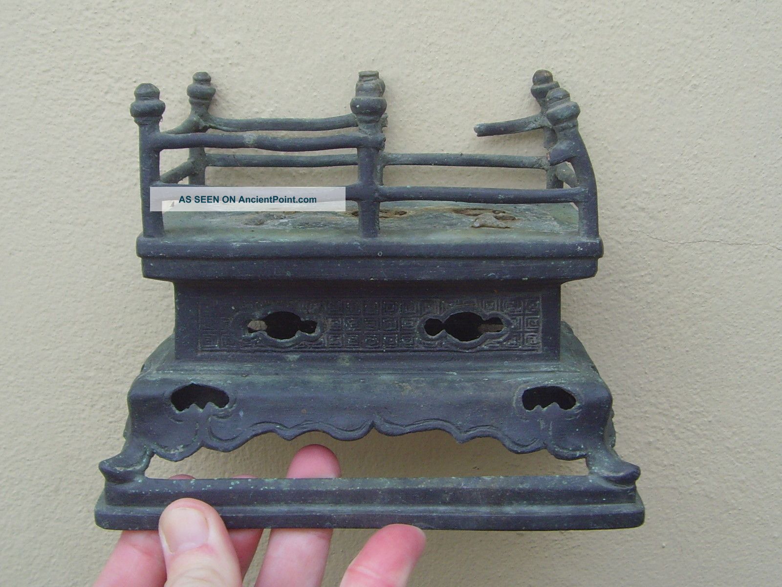 A 17/18th? Century Chinese Bronze Ornament Stand Uncategorized photo