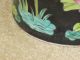 Pair Chinese Famille Noir Temple Covered Jars Vase - Cranes & Lotus Vases photo 2