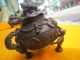 Bronze Incense Burner,  Three Boy Below,  Above Monsters And Toads Incense Burners photo 11