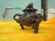 Bronze Incense Burner,  Three Boy Below,  Above Monsters And Toads Incense Burners photo 2
