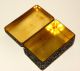 Antique Chinese Gilt Silver Filigree & Enamel Box Casket With Carved Jade Dragon Boxes photo 8