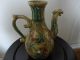 Old Chinese Porcelain Pot With Green/yellow Glaze Pots photo 2