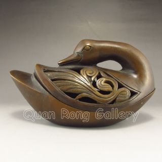 Chinese Bronze Incense Burner - Goose Nr photo