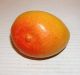 Chinese Antique Old Vintage Handwork Pottery Ceramic Mango Fruit Statue,  Unmrkd Other photo 2