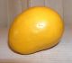 Chinese Antique Old Vintage Handwork Pottery Ceramic Mango Fruit Statue,  Unmrkd Other photo 3