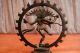 Vtg Unique Fine Brass Black Made Rare Statue Of Dancing Nataraja India Shiva Statues photo 4