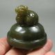 Old Chinese Hand Carved Natural Hetian Jade 3 Legs Incense Burner Other photo 10
