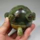 Old Chinese Hand Carved Natural Hetian Jade 3 Legs Incense Burner Other photo 7