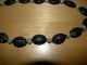 1920s Chinese Carved Black Stone Necklace Signed Necklaces & Pendants photo 5