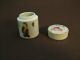 An Antique Inscribed Chinese Porcelain Pot & Cover. Porcelain photo 5