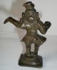 Antique Cast Bronze Hindu God Deity Figure 19th Century 3.  25 