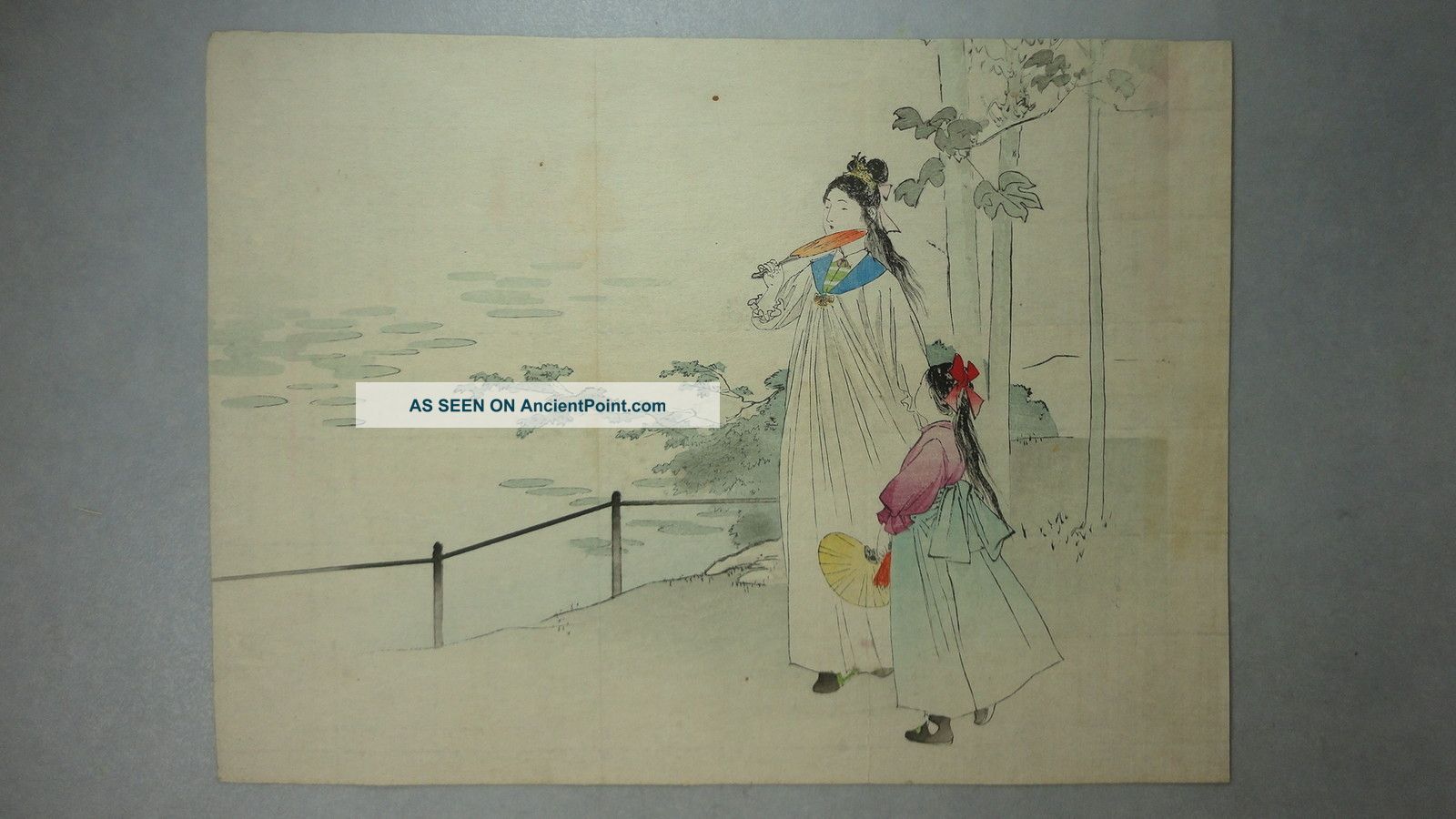 Jw993 Kuchie Woodblock Print By Kajita Hanko - Beauty In A New Dress Prints photo