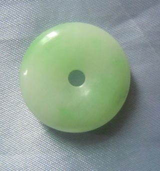 Jade Peace Button Pendants Hang Drop Up The Rationale Meditate On The Past Gift photo