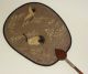 Fine Antique Chinese Silk Embroidered Fan Wood & Ox Bone Handle Birds Embroidery Fans photo 3