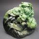 100% Natural Dushan Jade Hand - Carved Statue - - Phoenix & Peony Nr/pc2390 Other photo 3