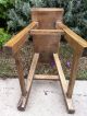 Antique Wooden Chinese Stool - Concave Seat Chairs photo 2