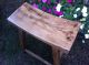 Antique Wooden Chinese Stool - Concave Seat Chairs photo 4