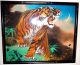 Vintage Framed Signed Tiger Painting On Silk From Japan Japanese Paintings & Scrolls photo 1