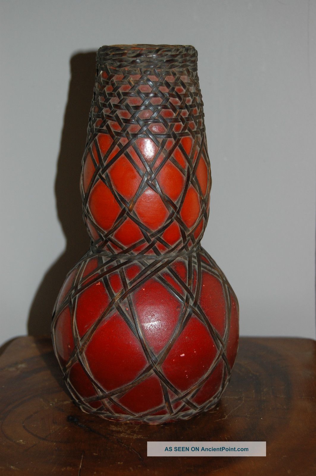 Antique Chinese Double Gourd Vase - 19thc Vases photo