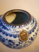 Rare Chinese Ming Porcelain Blue & White Islamic Hookah,  Jiajing,  16th Century Pots photo 9