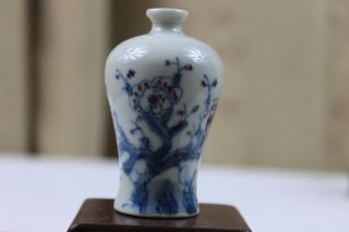 Chinese Handwork Painting The Plum Flower Porcelain Vase A603 photo