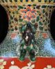 Antique Chinese Vase Urn W/characters Landscape And Figural Foo Dog Temple Lions Vases photo 7