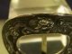Wonderful Antique 2 Dragon Chinese Silver Buckle Belt 19th Other photo 2