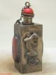 Rare Chinese Antique Natural Old Copper Snuff Bottle 8498 Snuff Bottles photo 1