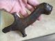 Very Rare East Indian India Bronze Antique Tiger Form Hilt Or Grip From A Sword India photo 1