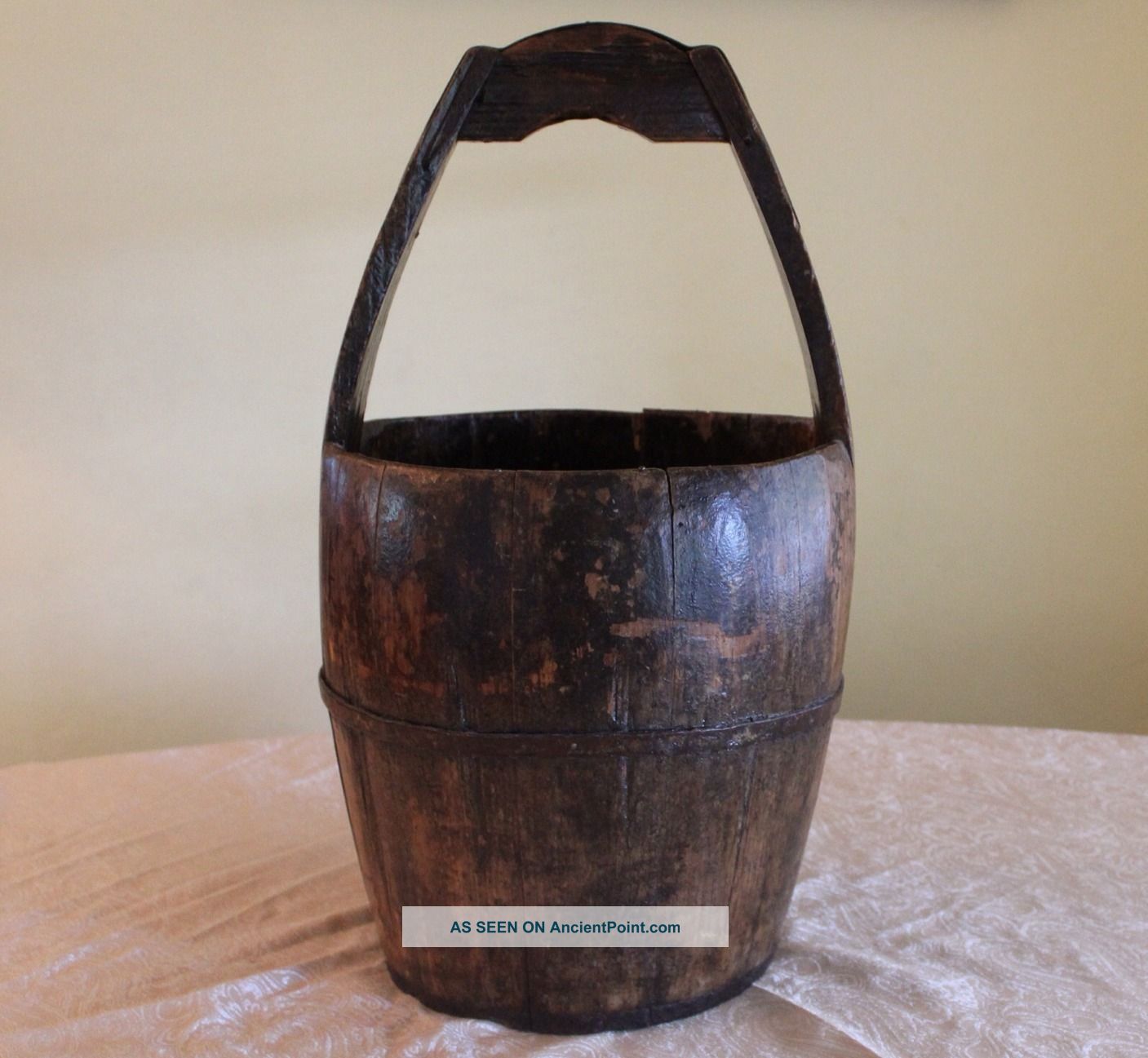 Antique Chinese Water Bucket Other photo