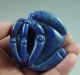 Fine Old Chiese Lapis Lazuli Carved Double Pixiu Carving Other photo 8